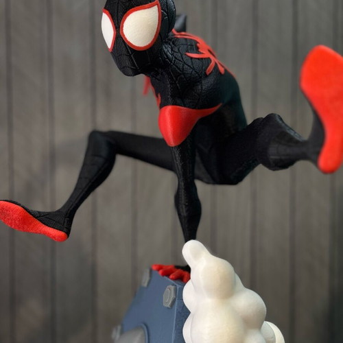 Miles Morales figure like new, premium 3D printed collectible