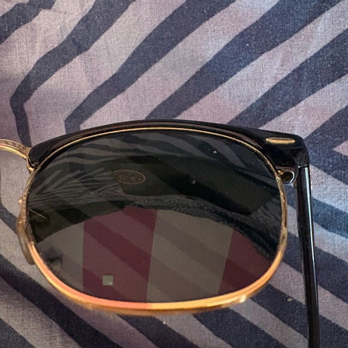 Ray-Ban sunglasses used, black and gold