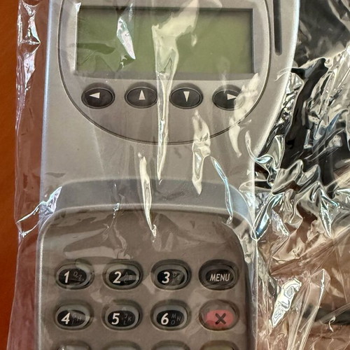 POS Axalto with Eclipse Barcode Scanner set used for store