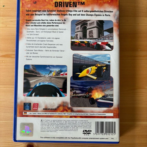 Driven PlayStation 2 used German complete