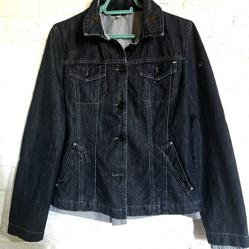 Armani Denim Jacket like new, double sided, blue, size M