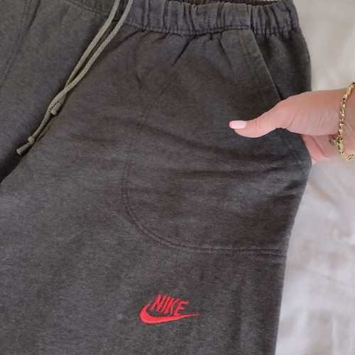 Vintage Nike men's sports pants size L like new, gray