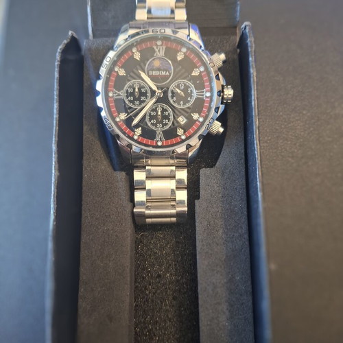 Dedima men's watch new, black