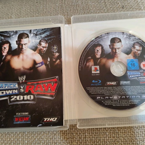 Ps3 Smack Down Vs Raw 2k10 used