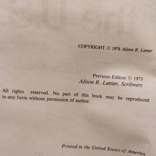 Living in the U.S.A. book in good condition signed by author