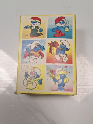 Vintage Baby Puzzle Set Smurfs 5 Pieces like new