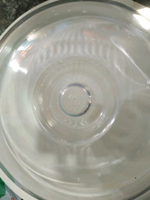 Cake container new, plastic circular