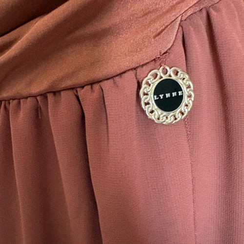 Lynne formal dress terracotta like new, size XL