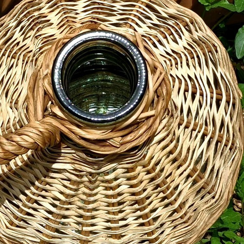 Νταμιτζάνα vintage 5 l σαν καινούργιο, χειροποίητη καλαθοπλεκτική