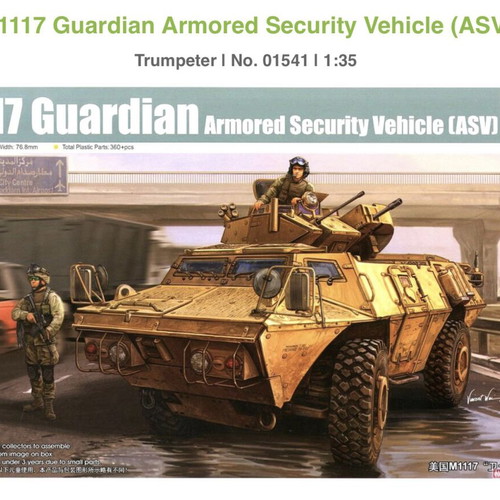 M1117 Guardian Armored Security Vehicle 1/35 model kit new