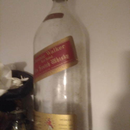 Johnie Walker 5lt bottle used, empty, collectible