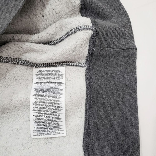 Nike CW6894 NK Park 20 Fleece Hoodie like new, men's cotton sweatshirt S-M, gray
