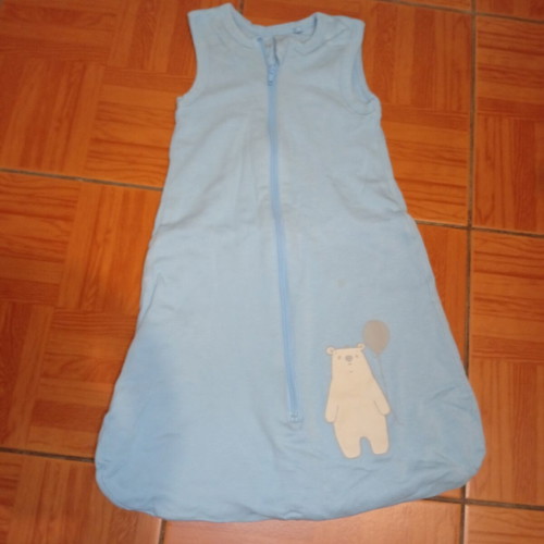 Lupilu baby sleeping bag size 70, like new, cotton, blue