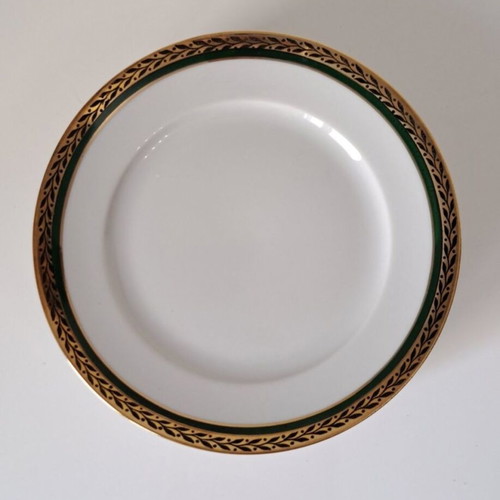 Jaeger serving plate set 6 pcs Ø15cm Bavaria Germany vintage porcelain