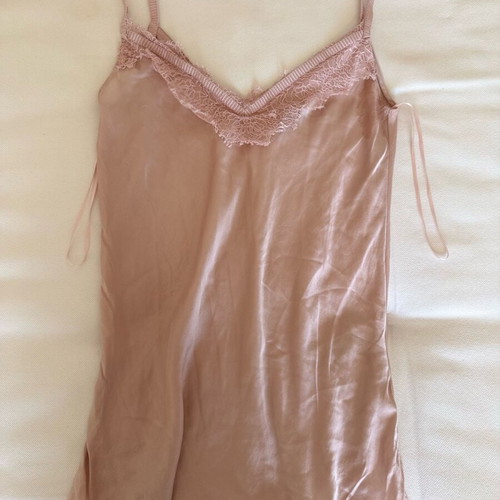 Silk cami top Massimo Dutti, like new, pink, size S