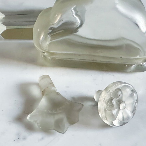 Collectible perfume bottles used from Soviet Union 1960s, set of 2
