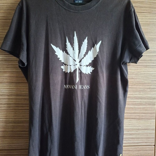 Armani Jeans short sleeve T-shirt XL, black and brown