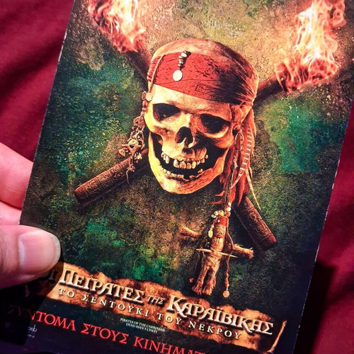 Pirates of the Caribbean Dead Man's Chest 2006 promotional postcard new