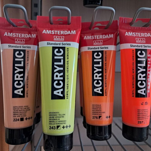 Amsterdam acrylic paints set 10 colors 120ml new