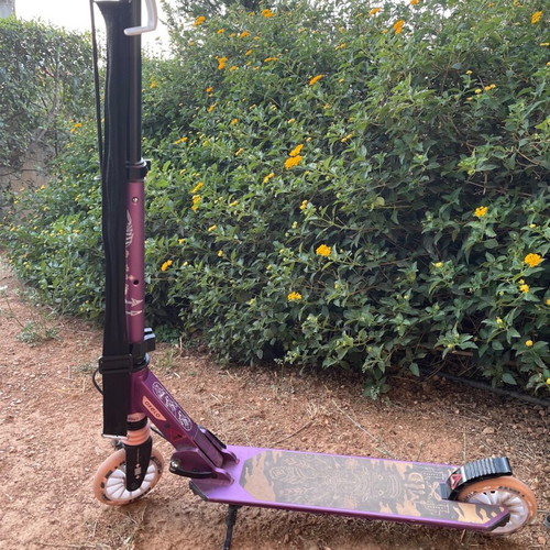 Children's folding aluminum scooter mid5 used with brake and suspension