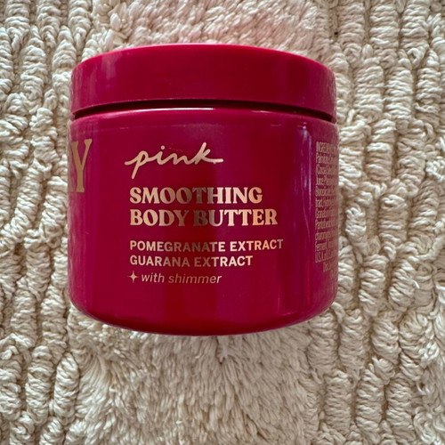 Victoria Secret Pink Merrypom Shimmer Body Butter new