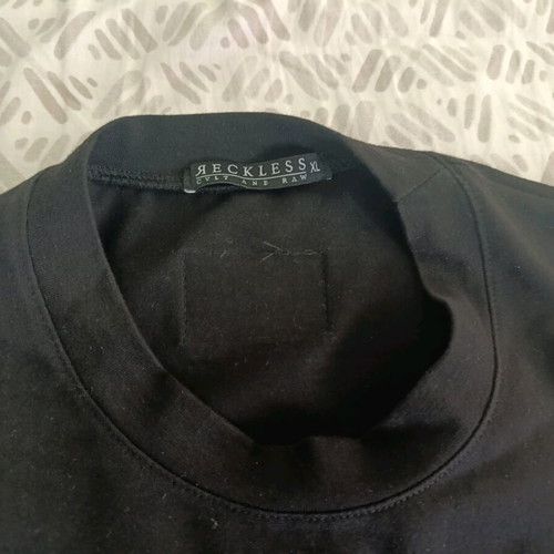 Black men's shirt XL Reckless new