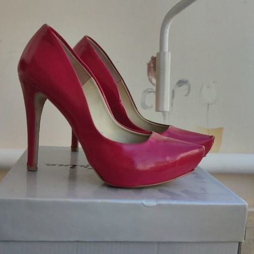 Bershka high heels women's shoes used, size 37