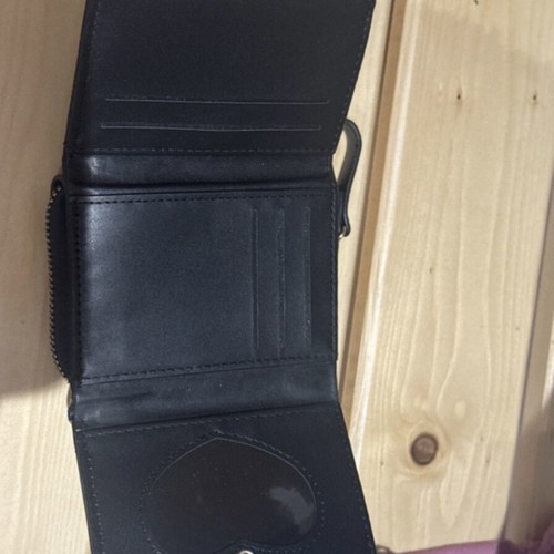 Black shoulder bag new with wallet