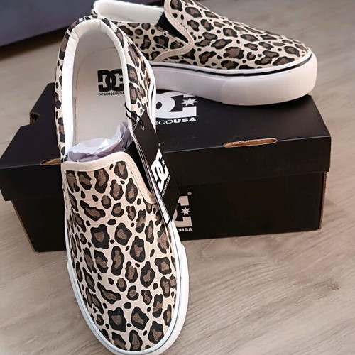 DC shoes new, leopard print, sport style, size 37-37.5