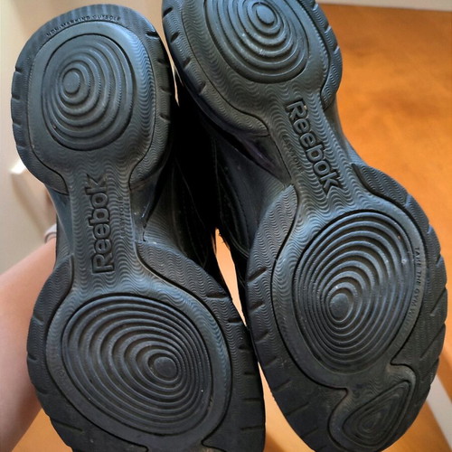 Reebok EasyTone black athletic shoes size 37, worn few times