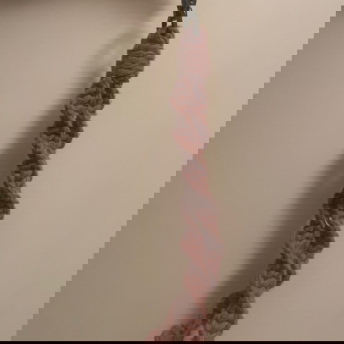 μπρελοκ μακραμε ροζ χειροποίητο για τα κλειδια