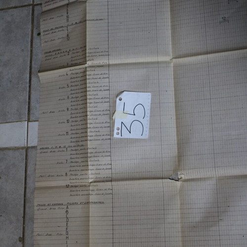 Original 1985 Drawing for Pont Neuf Wrapping by Christo like new