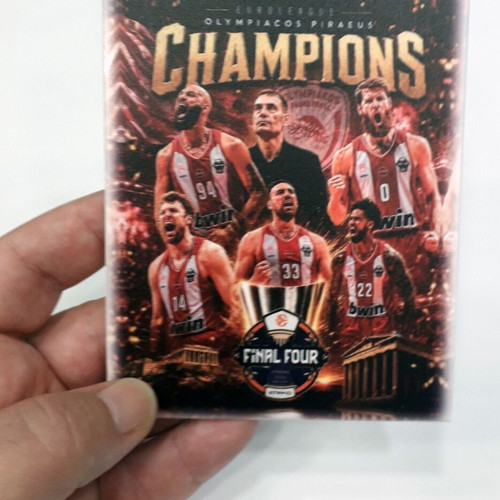 Olympiacos Final 4 Athens 2026 collectible plexiglass