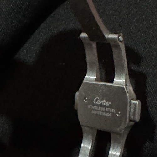 Cartier Santos iced out watch with Moissanite stones, 40mm unisex
