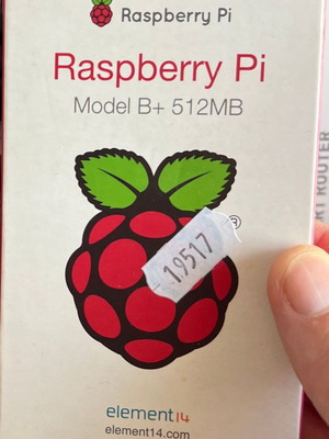 Raspberry Pi Model B+ 512MB collectible new in box