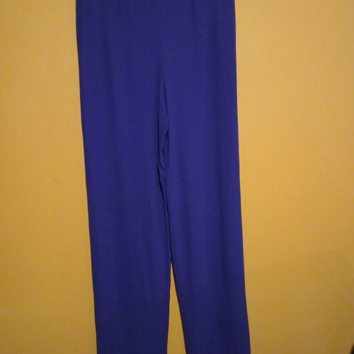 Ethimo Collezione high-waist viscose pants, vintage mid 90's, blue-purple