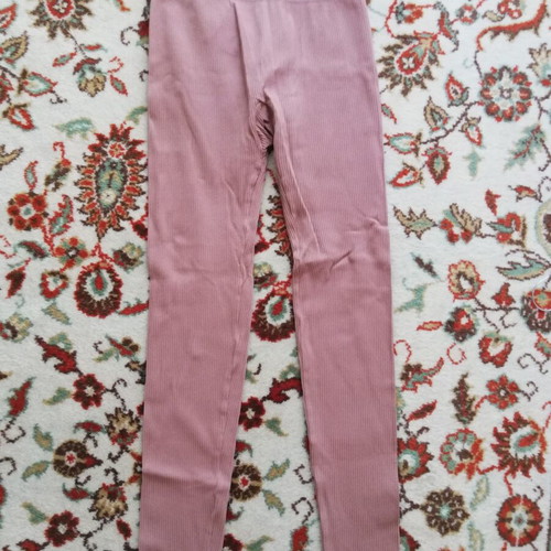 & Other Stories Yoga Rib Leggings, Medium, beige