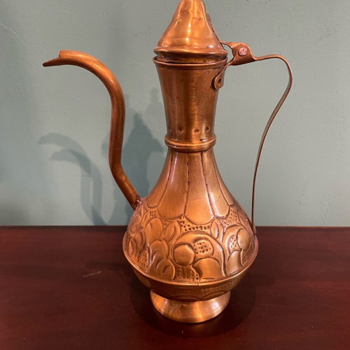Turkish copper teapot vintage like new