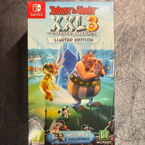 Asterix & Obelix XXL 3 The Crystal Menir Limited Edition Nintendo Switch new sealed