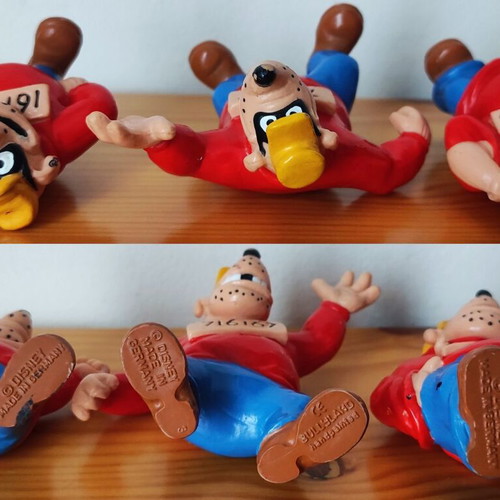 Disney DuckTales Bullyland figurines vintage set used, 8 pcs