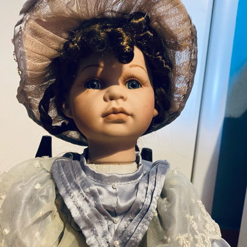 Vintage porcelain doll