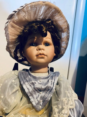 Vintage porcelain doll