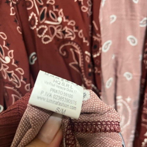 Lumina burgundy pants and shirt set like new