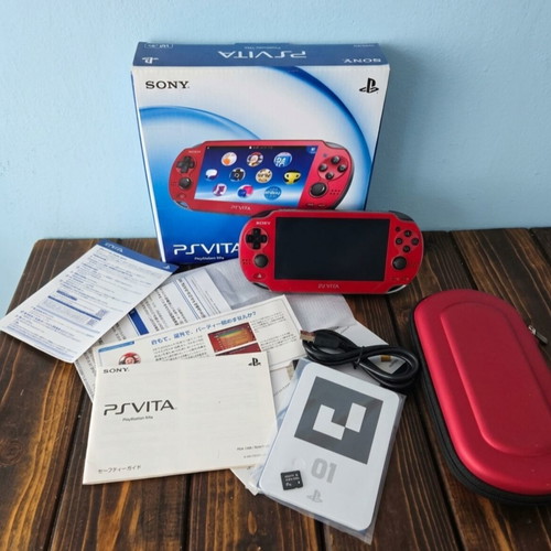 Sony PlayStation Vita PCH-1000 Cosmic Red console