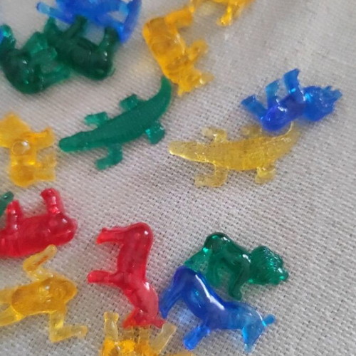 Animal figures, approx. 20, 2 cm height