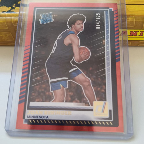 Joan Beringer Rated Rookie /125 Panini Donruss NBA card Minnesota Timberwolves