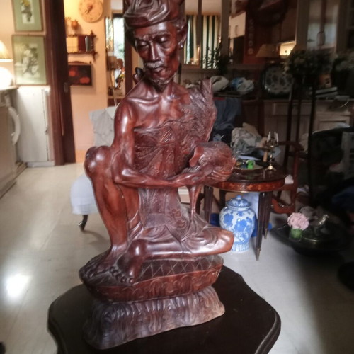 Traditional Balinese woodcarving statue like new