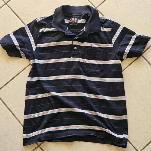 Blue Green Polo Shirt multicolored like new, size M