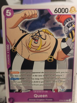 Κάρτες One Piece Tcg Queen, πακέτο 2 τεμαχίων