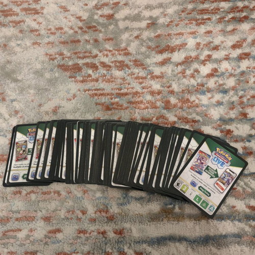 Pokemon redeem codes like new, pack of 88